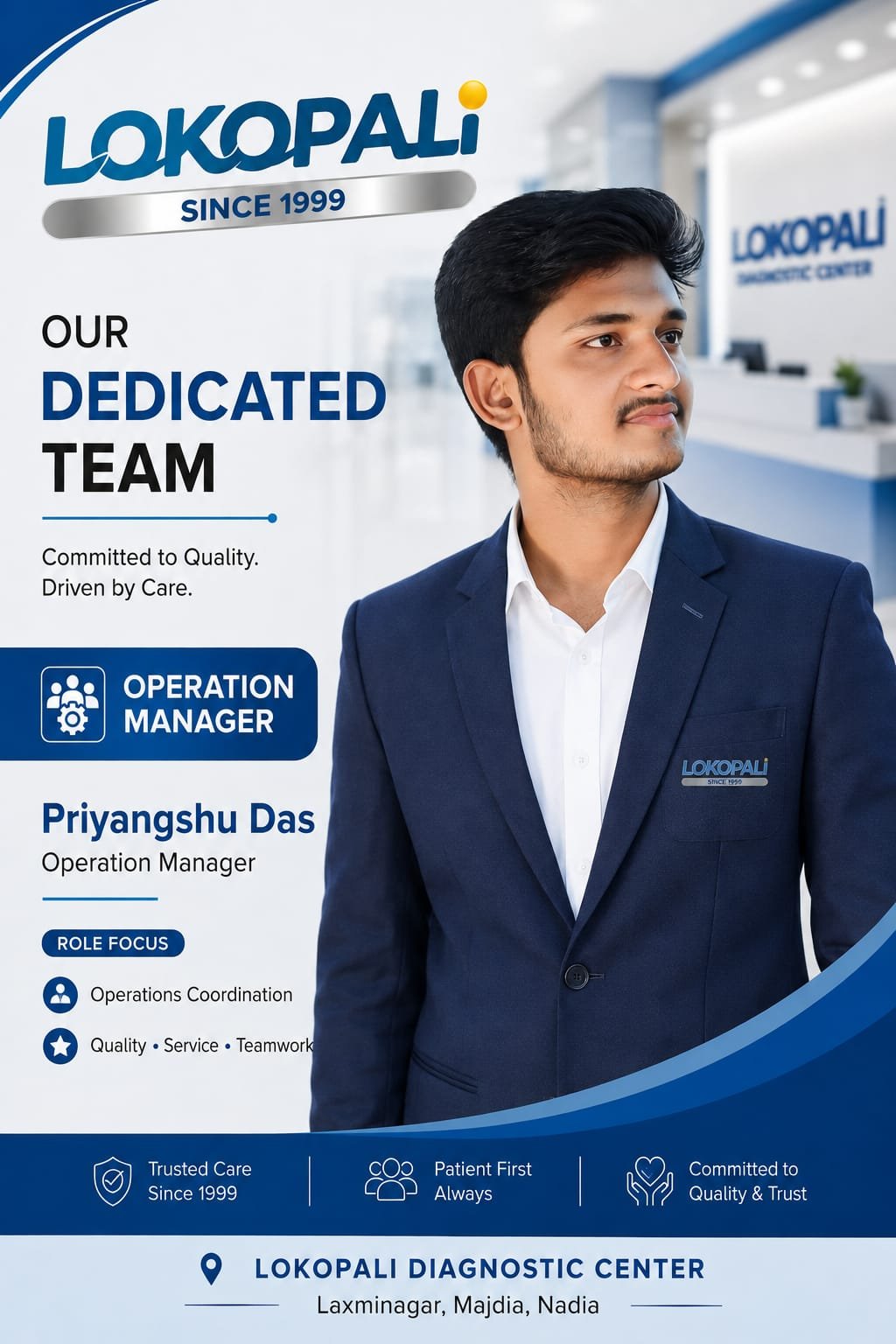 Priyangshu Das — Operation Manager